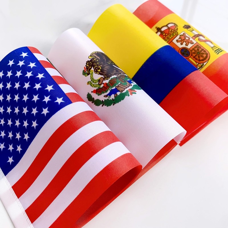 226 Different Countries International Stick Flag of the World Small Mini Hand He gallery
