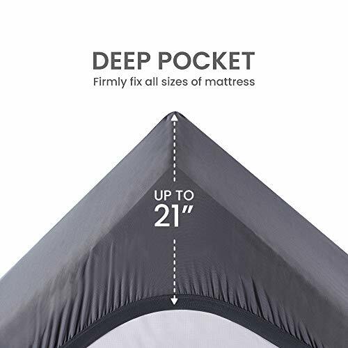 Quilted Fitted Mattress Topper Elastic Mattres Protector Cover Deep Pocket 8-21 gallery