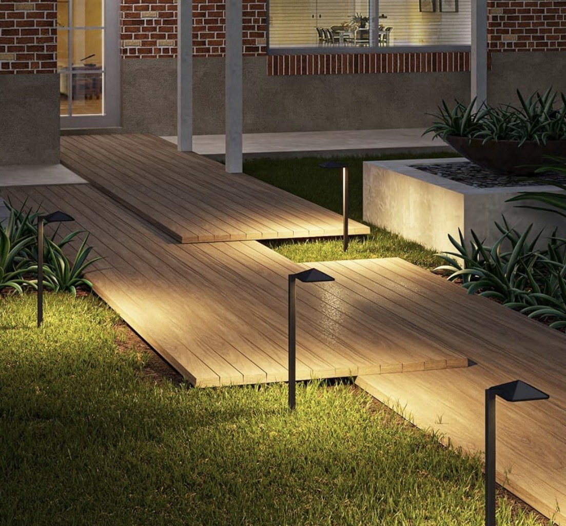EDISHINE Pyramid Low Voltage Landscape Lighting 3W 230LM 3000K 50000 Hrs gallery
