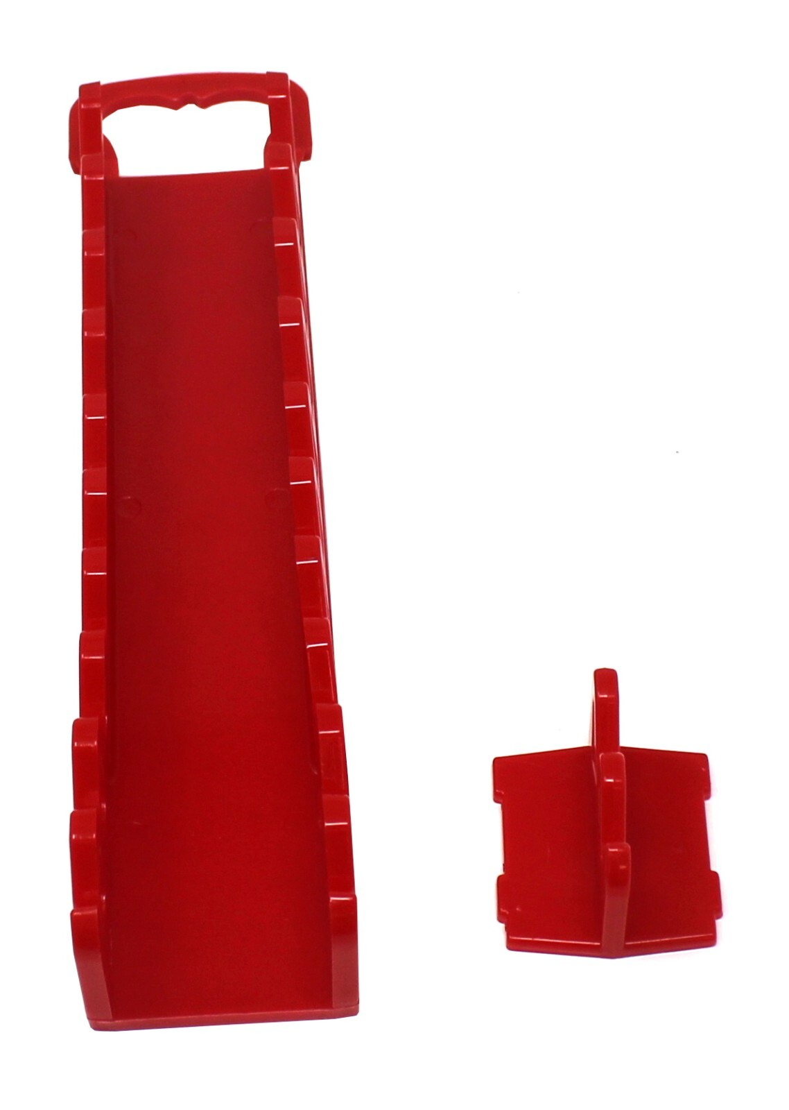 Red Plastic Portable Screwdriver Gripper 10-Tool Organizer Holder gallery