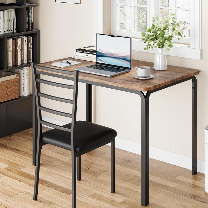 Dining Table Set for 4 Table and Chairs Upholstered Seat Dinette Furniture gallery