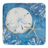 Certified International Playa Shells 6" Canape/Dessert Plates, Gold, Set of 4 gallery