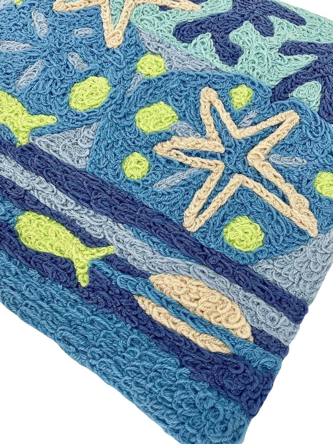 Jellybean Ocean View Accent Rug 20x30 Machine Washable Indoor & Outdoor gallery