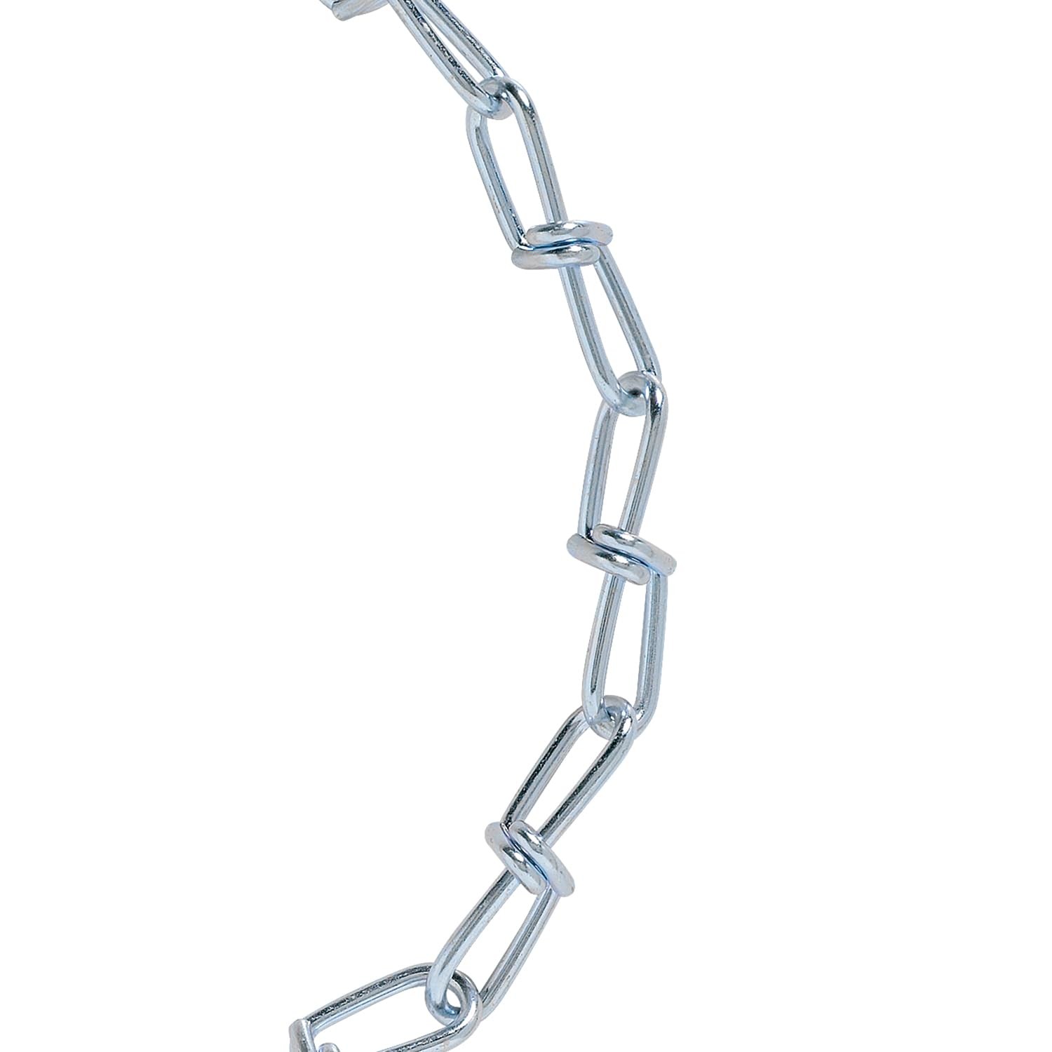 Double Loop Chain 2/0 x 20 Ft Zinc Plated, 255 Lb Capacity gallery
