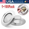 Kitchen Sink Strainer Large Wide Rim 4.5" Stainless Steel Mesh Drain Filter gallery