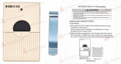 9 Digit Code Remote Control Transmitter Garage Door Gate Opener MultiCode 318Mhz