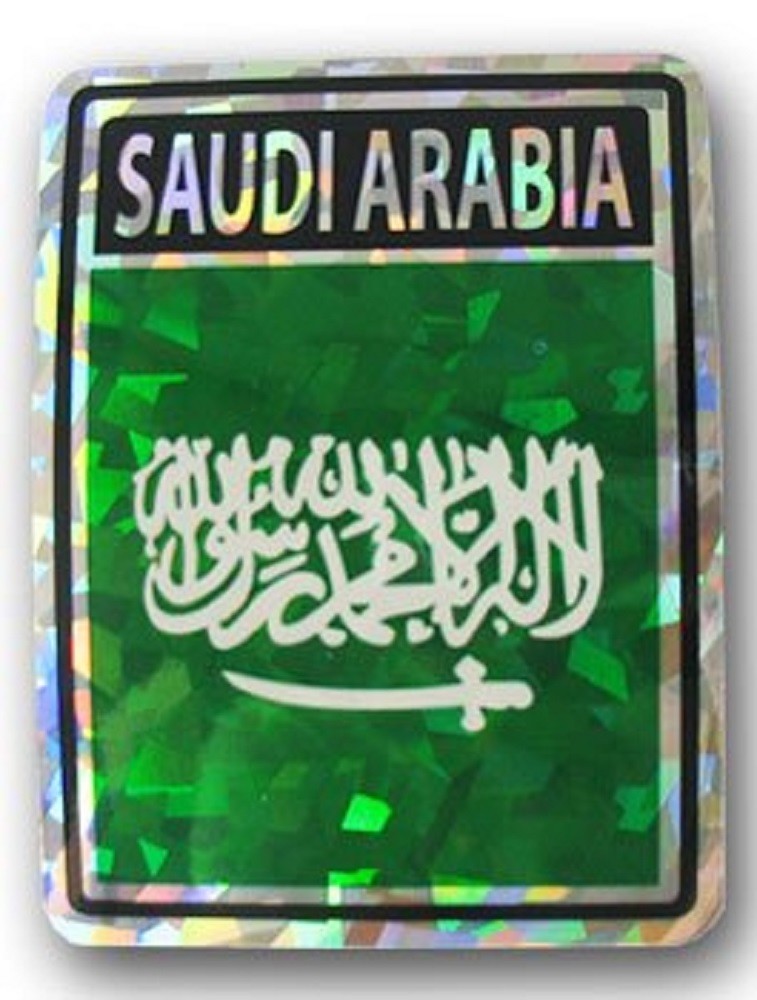 Wholesale Combo Set Saudi Arabia Country 3x5 3’x5’ Flag and 3"x4" Decal gallery