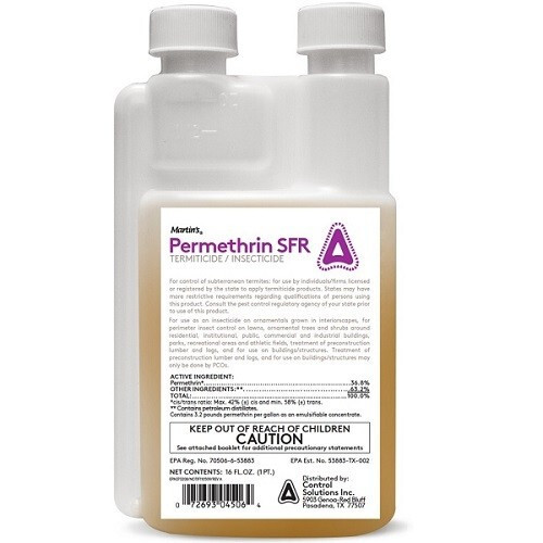 16 oz Permethrin 36.8% SFR Pest Control Insecticide Flea Tick NO Shipping to NY gallery