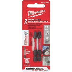 Milwaukee 2Pc Ecx 2″ Power Bit Set