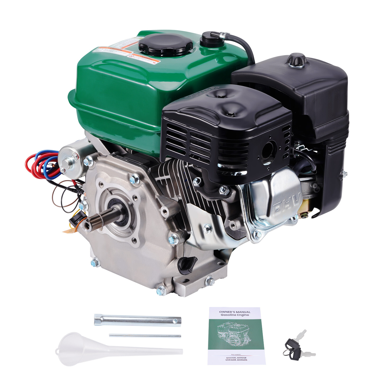 7HP Engine Motor Horizontal Electric Start Gasoline 212cc 4-Stroke Water Pumps gallery