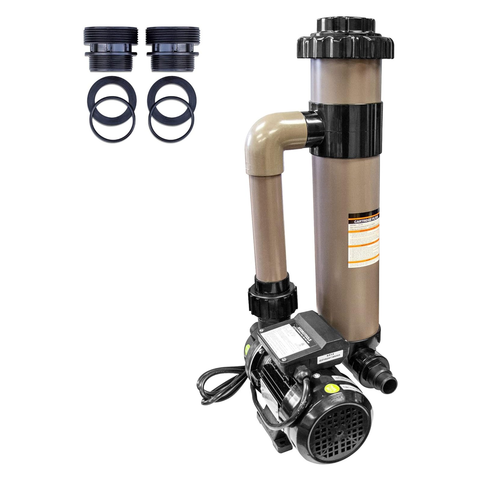 Swimline Hydrotools 70026HCK Cartridge Pool Filter Complete System 2220 GPH Pump gallery