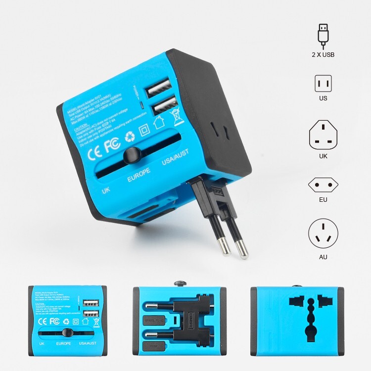 International Travel Adapter Universal Power Adaptor European Plug All In One gallery