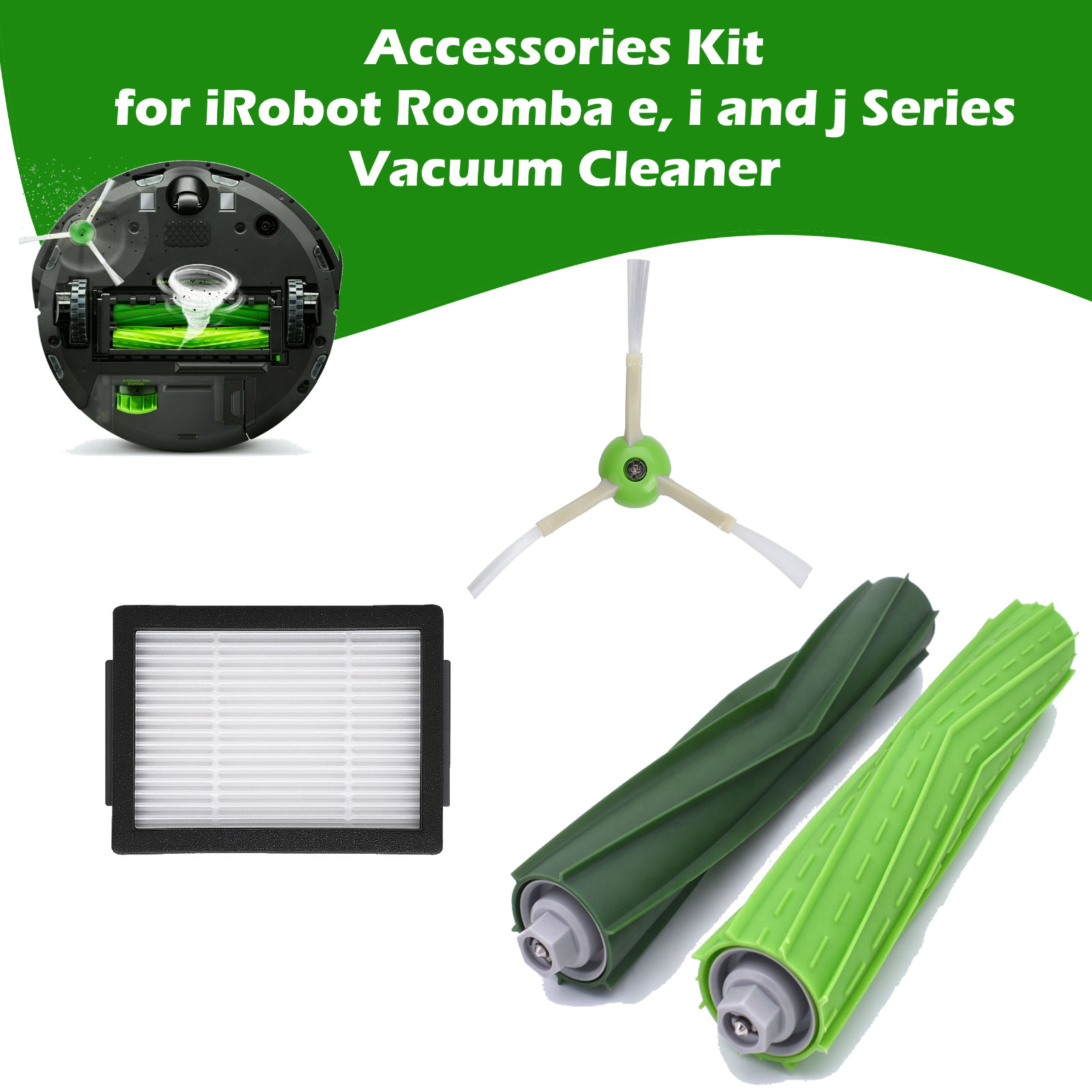 Replacement Accessories Kit for iRobot Roomba e j i Series i5 i8+ e5 e6 j7 j9+ gallery