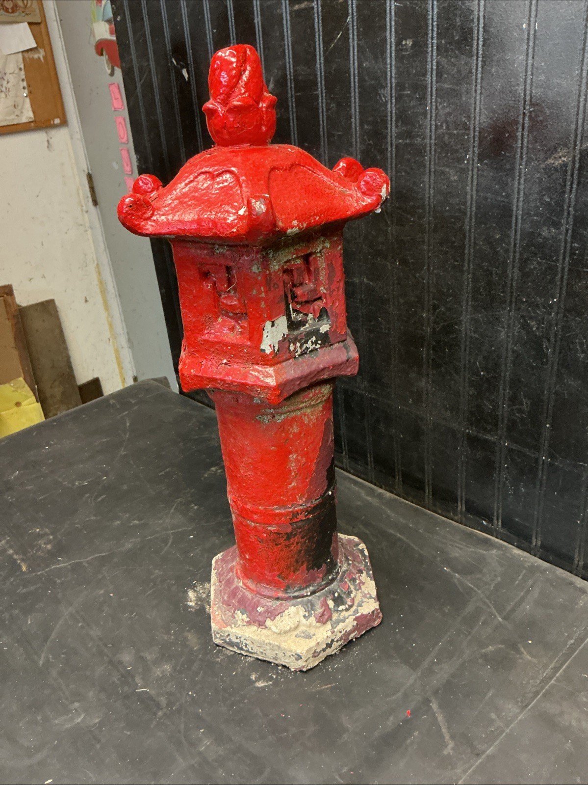 PAGODA ORIENTAL CONCRETE LANTERN JAPANESE GARDEN CEMENT STONE STATUE 22”x9” gallery