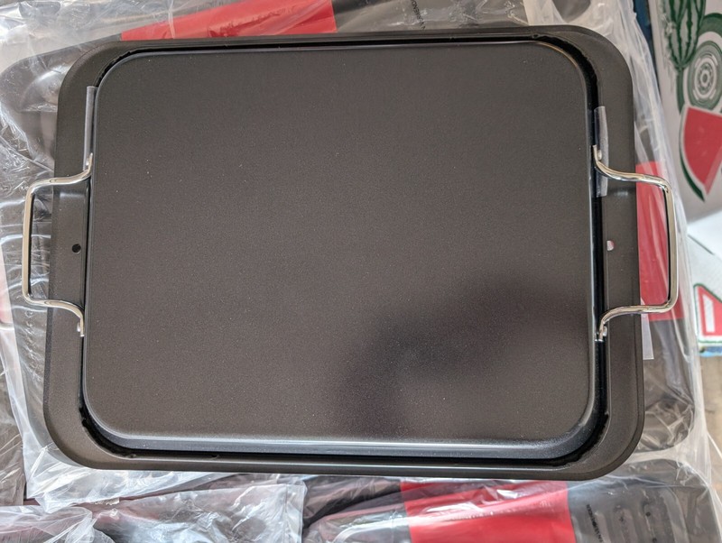 2-piece Broiler Pan & Roasting Rack Black 13x17 Inch Grill Roast Broil Bake gallery