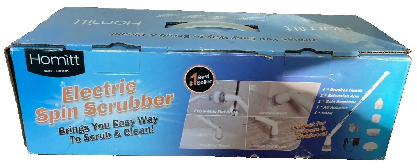 Homitt Electric Spin Scrubber Power Brush, Cordless Floor Scrubber HM115D gallery