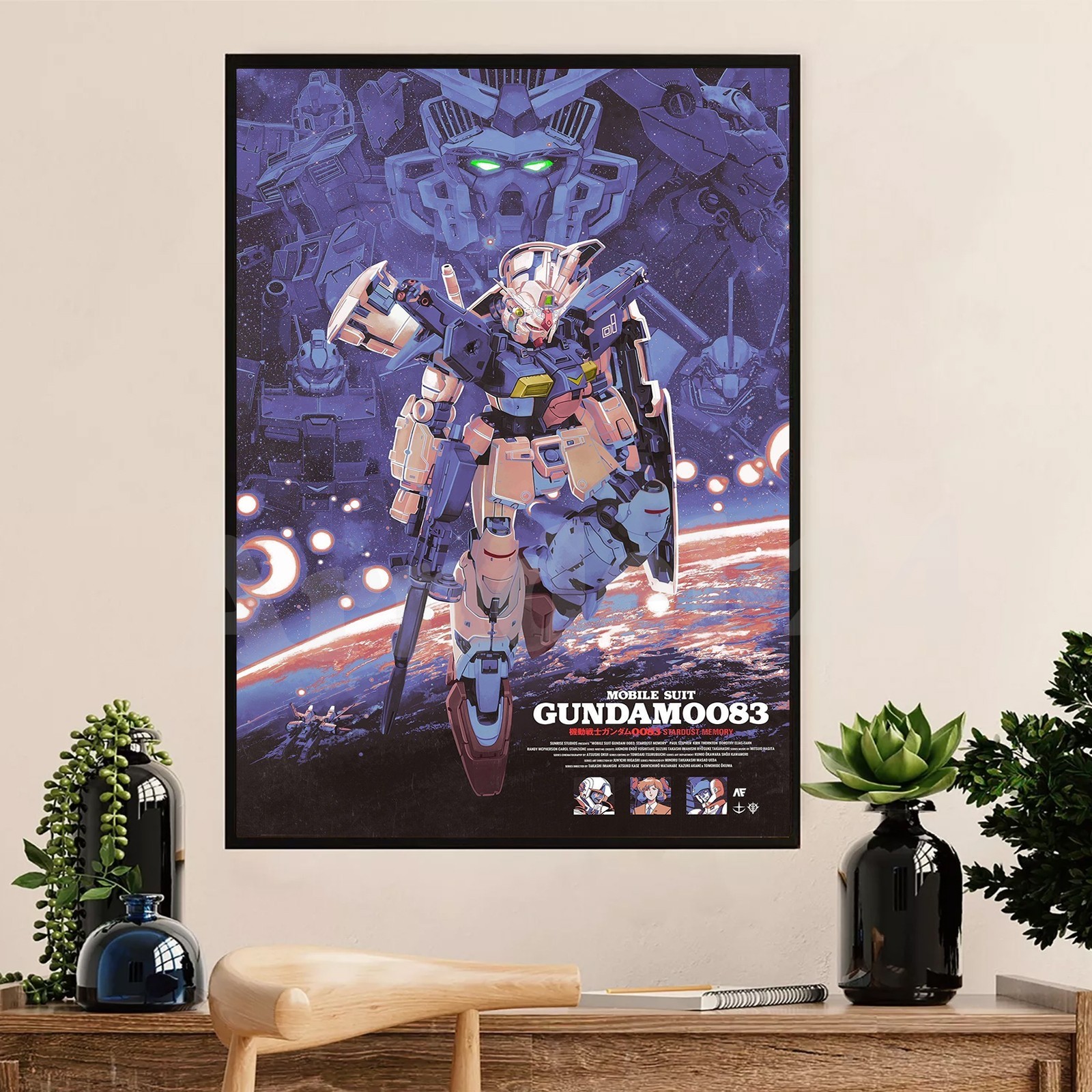 Mobile Suit Gundam 0083 Stardust Memory Poster Japanese Anime Art Print No Frame gallery