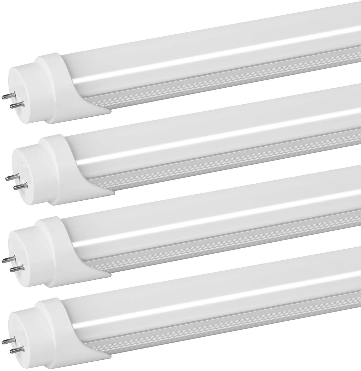 25-Pack 4FT T8 LED Tube Light Bulbs 22W G13 2-Pin 6500K LED Shop Light Bulb gallery