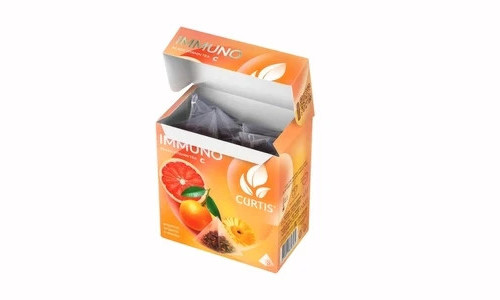Curtis Black Tea IMMUNO with GRAPEFRUIT 15 Tea Bags Made in Russia gallery