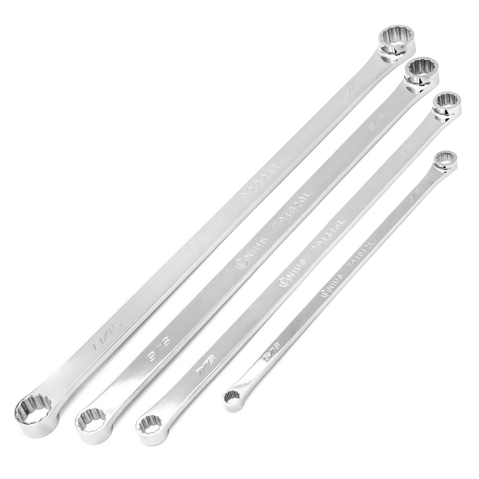 4pc SAE Extra Long Box End Wrench Set DE-704S gallery