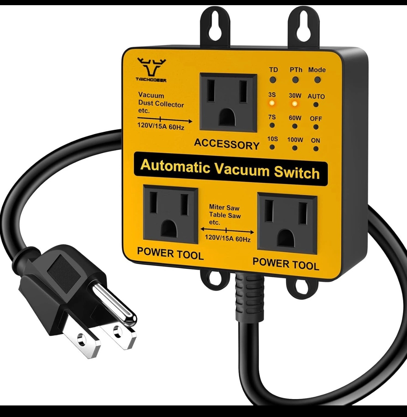 Upgraded Automatic Vacuum Switch Autoswitch Dust Collector Customizable Delay gallery