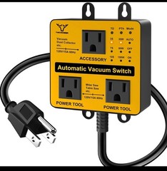 Upgraded Automatic Vacuum Switch Autoswitch Dust Collector Customizable Delay