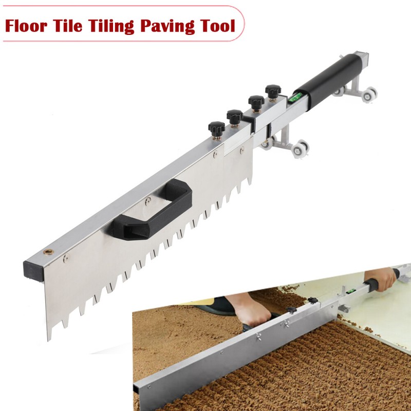 Thicken Tile Flat Ash Device Floor Sand Leveling Tiling Paving Tool Collapsible gallery