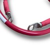 6 AWG Copper 3' Red Battery Cable with 3/8" an 5/16" Lug Wire Marine Inverter RV gallery