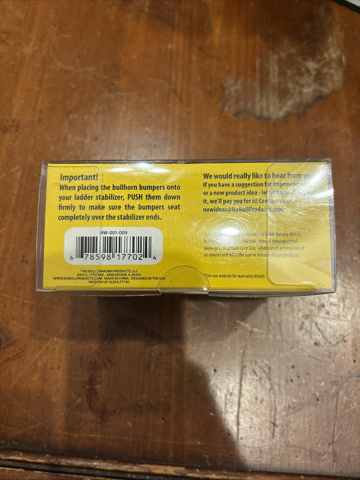 No Bull Ladder Stabilizers Bumpers 2-Pack HW-001-009 - New! Protect Your Siding gallery