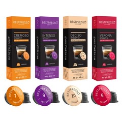 Coffee capsules compatible with Starbucks Verismo, Caffitaly, CBTL, K-fee sys…