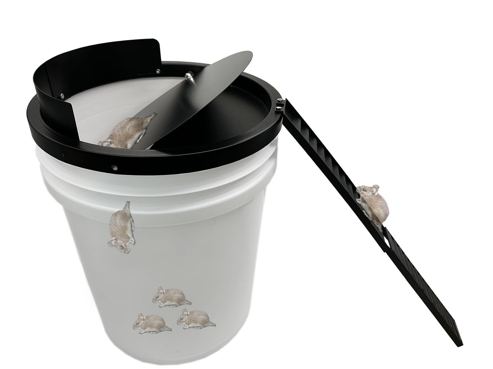 Bucket Lid Mouse Trap Metal 5 Gallon Bucket lid,Strong Metal Material that Ca... gallery