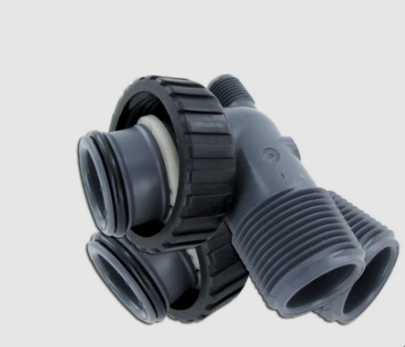 Clack WS1 Filter Control Valve with Bypass and Tail Kit 1" Male Threaded Elbows gallery