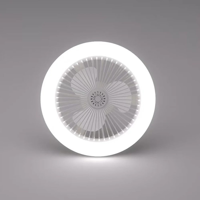 Fan For E27 Socket Light With Remote Ceiling Fan Adjustable Smart LED 3Speed AC gallery