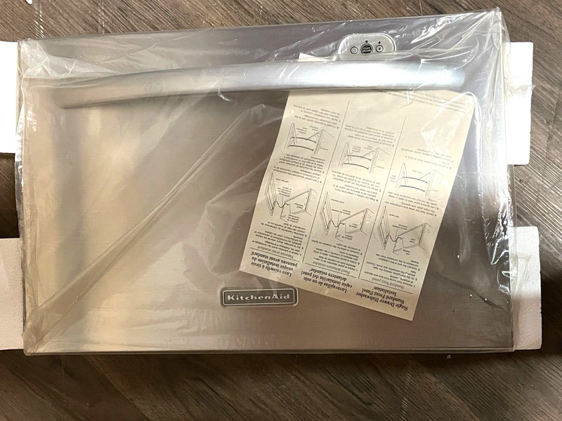 KUDKP3SS0 KitchenAid Single Drawer Dishwasher FRONT PANEL Stainless #31643 L4 gallery