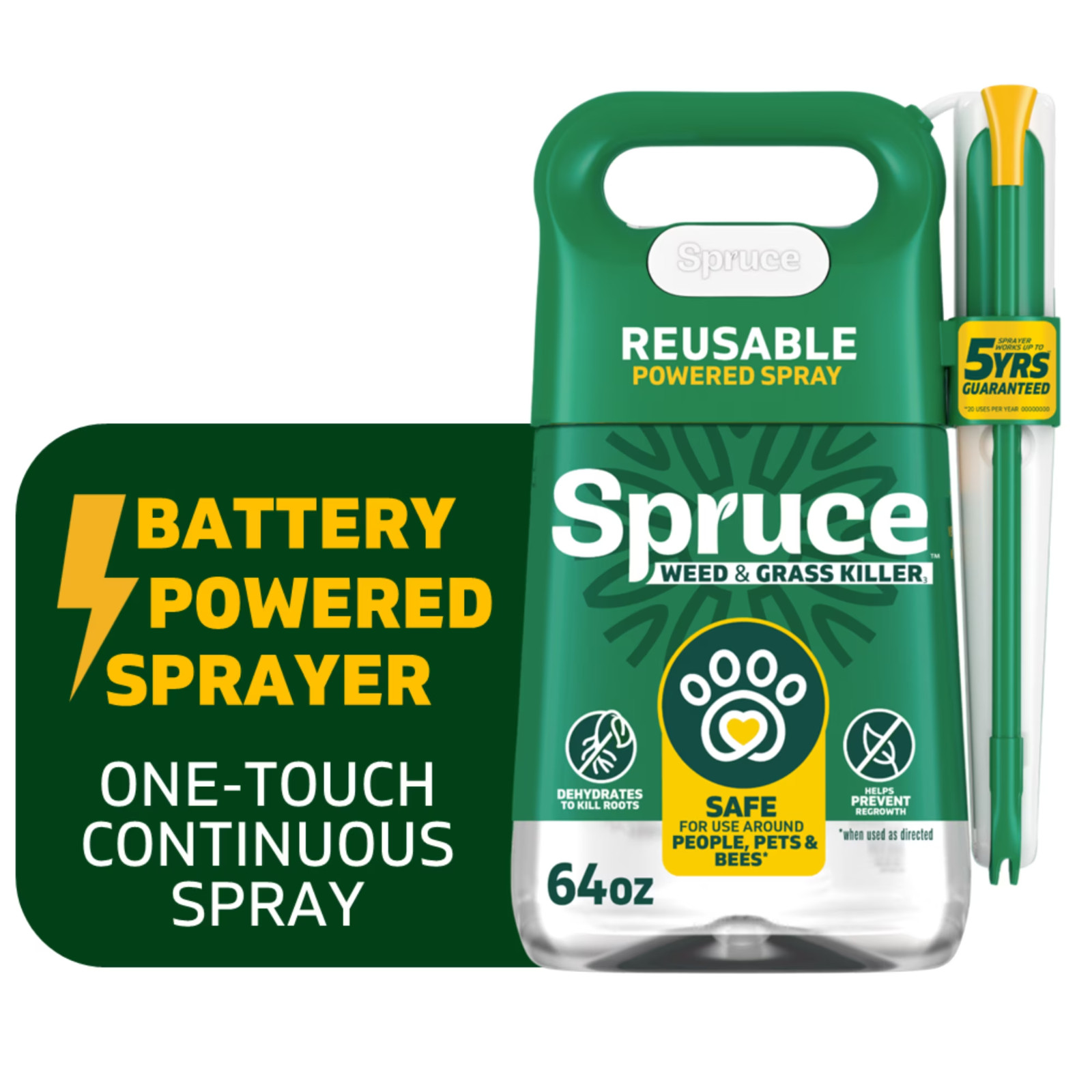 Spruce Weed and Grass Killer Power Spray Starter Kit, 64 oz gallery