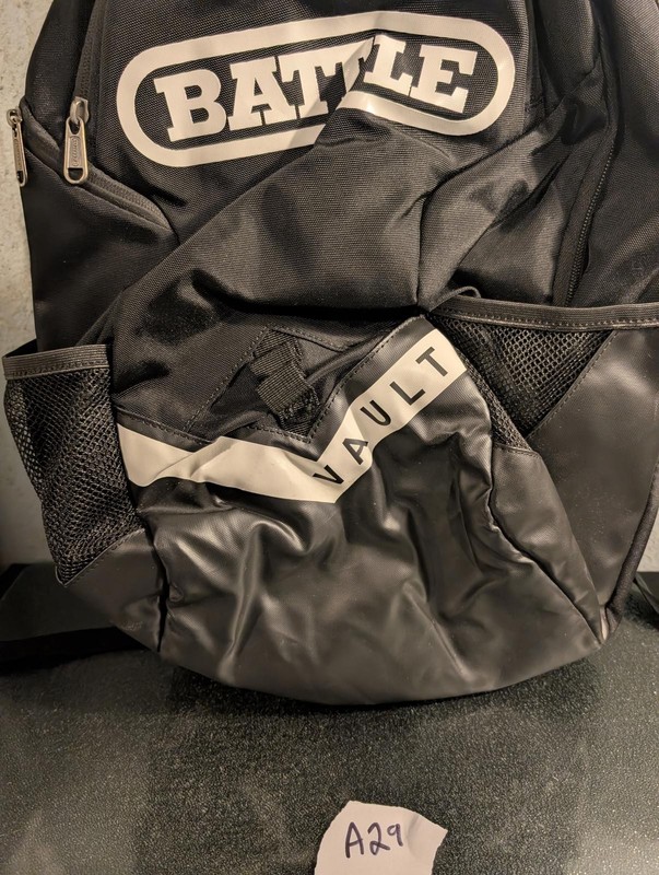 Battle Sports Vaults Athletic Backpack | Black White - Durable Material 3