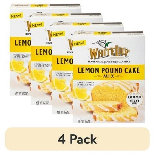 (4 Pack) Lemon Pound Cake Mix, 16.2 OZ Box gallery