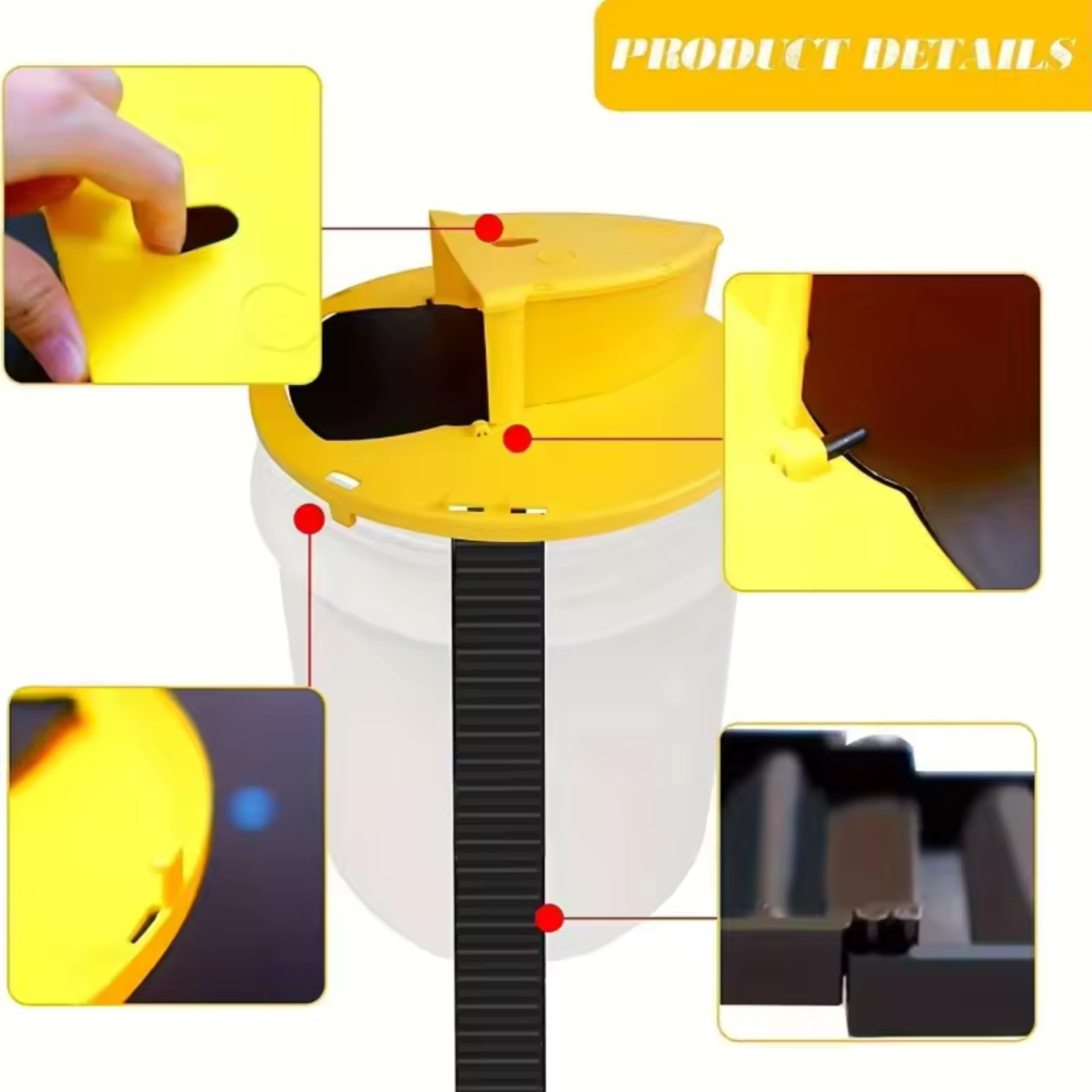 Mouse Rat Trap Flip & Slide Mouse Trap Bucket Catcher Mousetrap Slide Bucket Lid gallery
