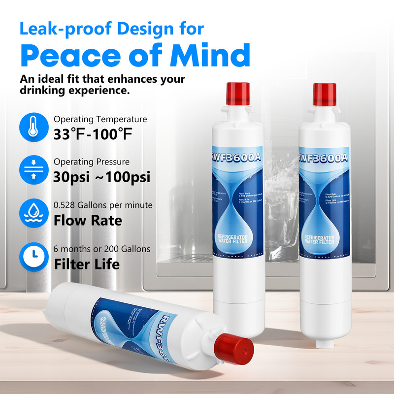 6 Pack Refrigerator Water Filter Replacement for GE RPWF WF277 RWF3600A gallery