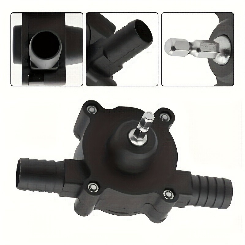 Electric Drill-Driven Liquid Pump - For Water, Oil, Diesel Transfer & Gardening gallery