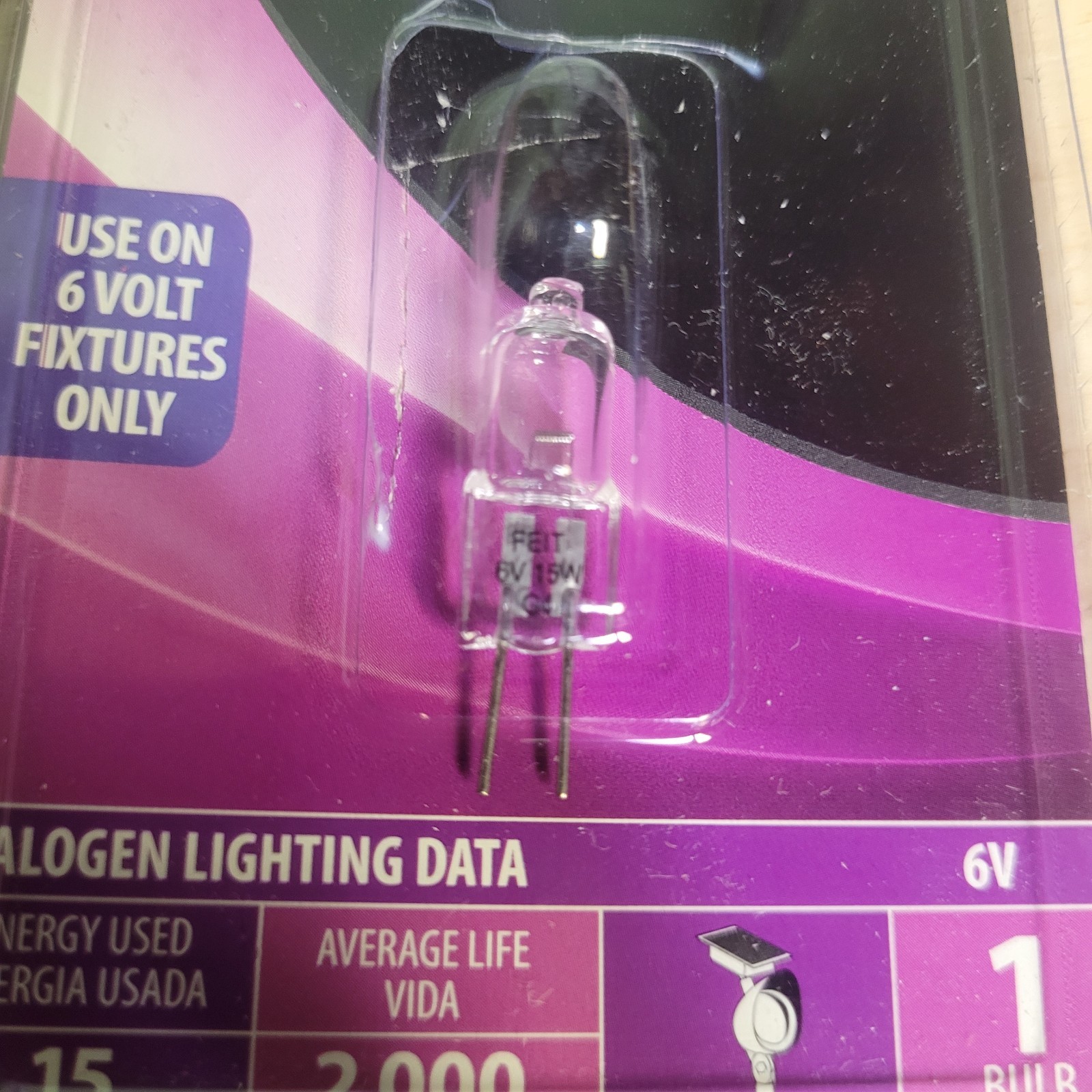 2 Packs Feit Electric 15W 6V Halogen Bulb - G4 Base - BPQ15T3-6 Landscape Light gallery