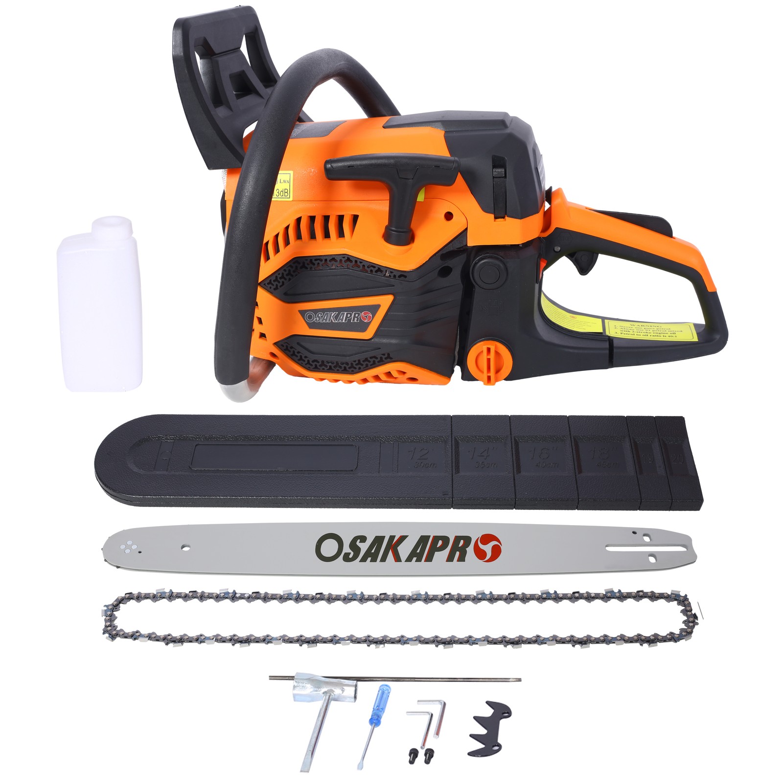 62CC Gas Chainsaw 20 Inch 2-Cycle Petrol Handheld Chain Saw gallery