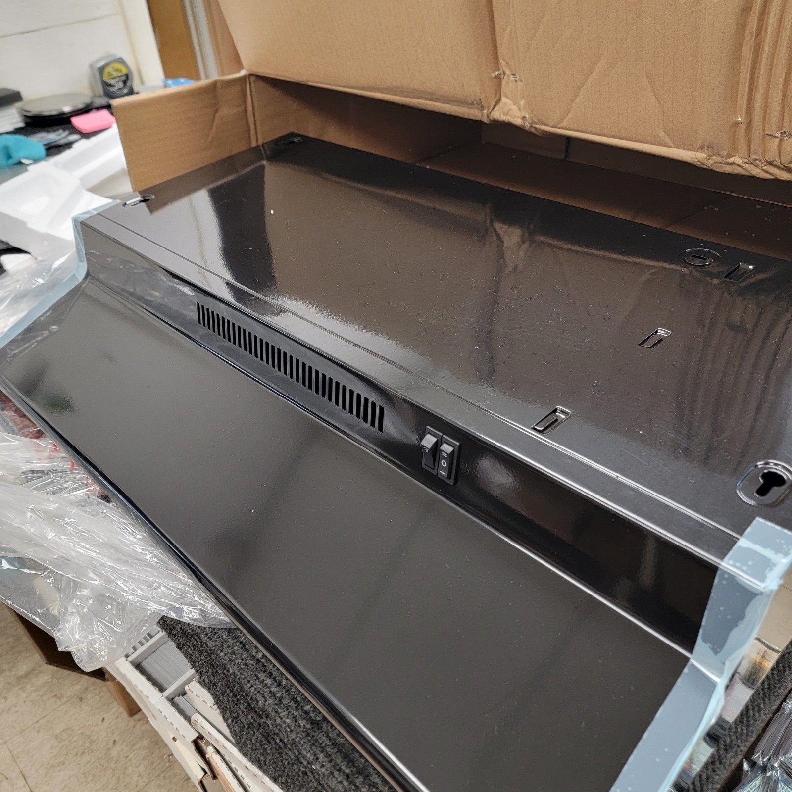 GE Non-Vented Standard Range Hood | Black | JN327HBB gallery