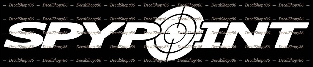 SPYPOINT Camera -Hunting/Shooting- Car/Window Vinyl Die-Cut Peel N' Stick Decal gallery