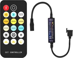 PAUTIX RF Remote Dimmer CCT Tunable COB LED Strip Controller(ONLY for CCT)