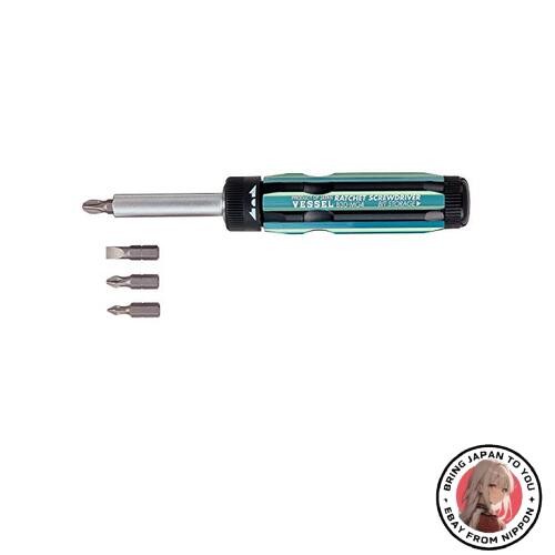 New VESSEL Interchangeable Ratchet Driver +1 +2 +3 -6 830-MG4 gallery