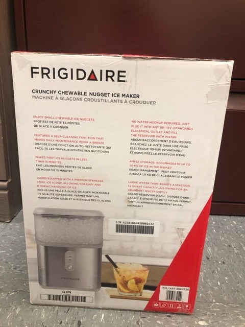 Frigidaire Silver Countertop Nugget Ice Maker Scoop Included, 33 Pounds gallery
