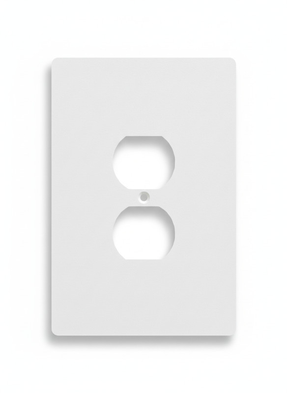 4"x6" Oversized Duplex Electric Outlet Cover, 1-Gang Wall Plate, Large, White gallery