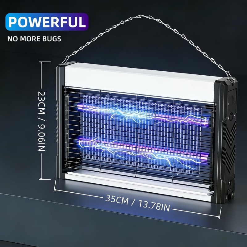 Mosquito Killer Insect Trap Bug Zapper Wall Mountable USB Powered UV Light gallery