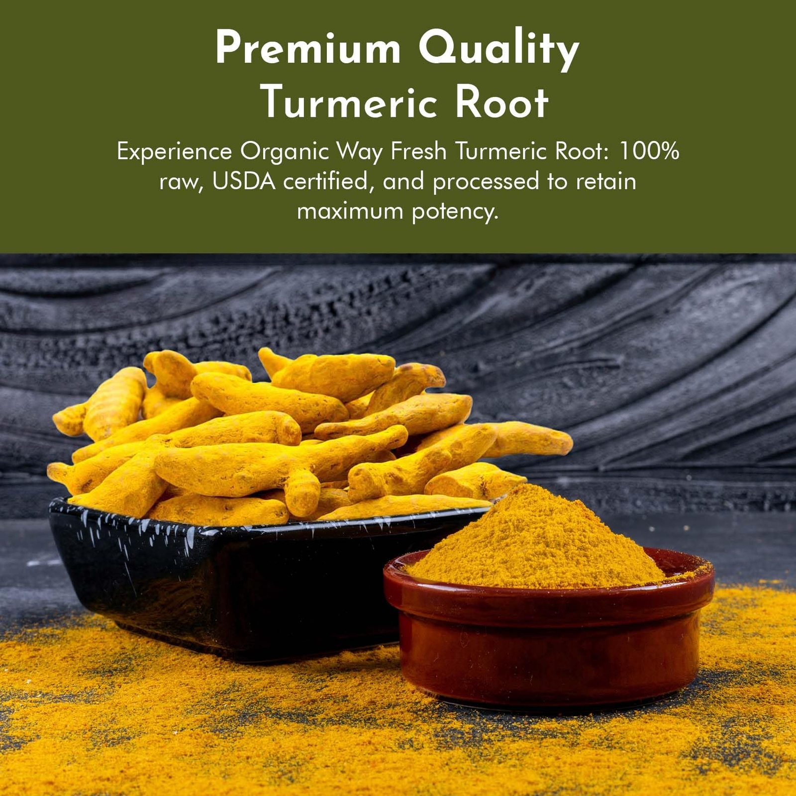 Organic Way Turmeric Root whole gallery